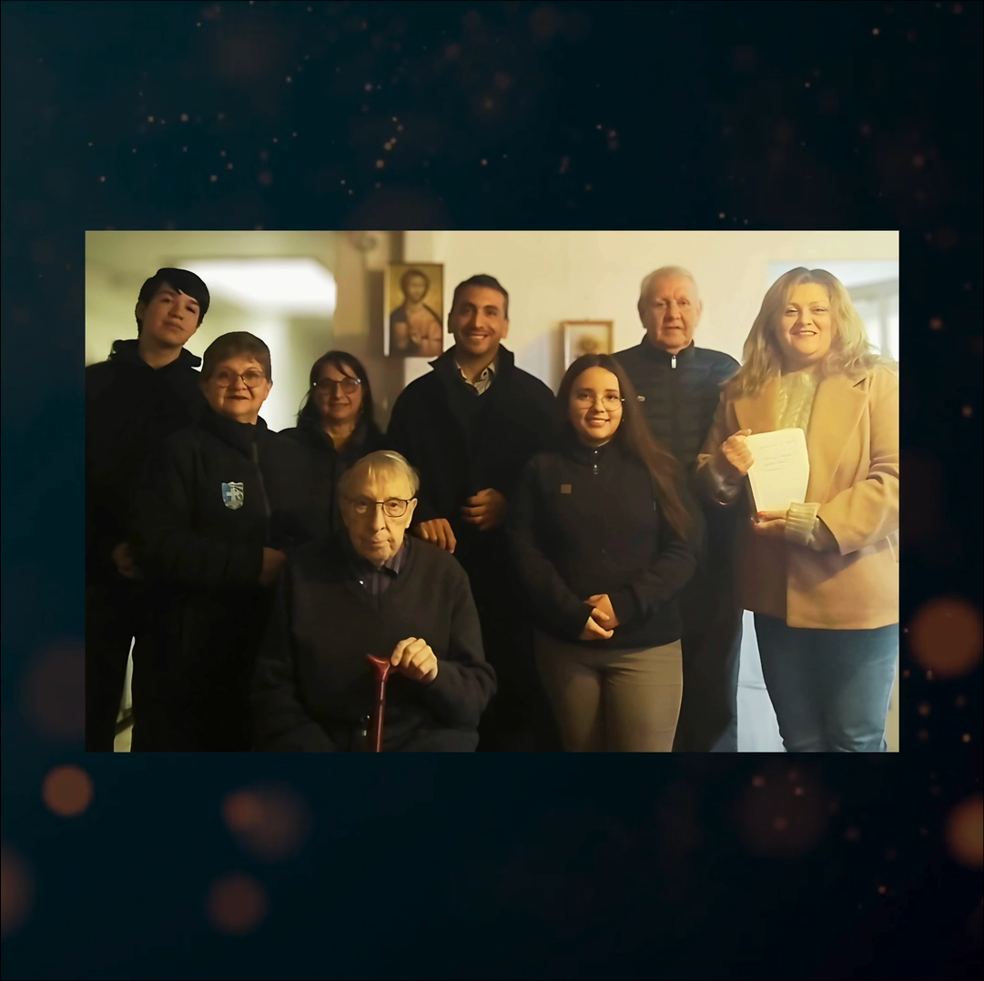 Visita y homenaje a Mario Noceti